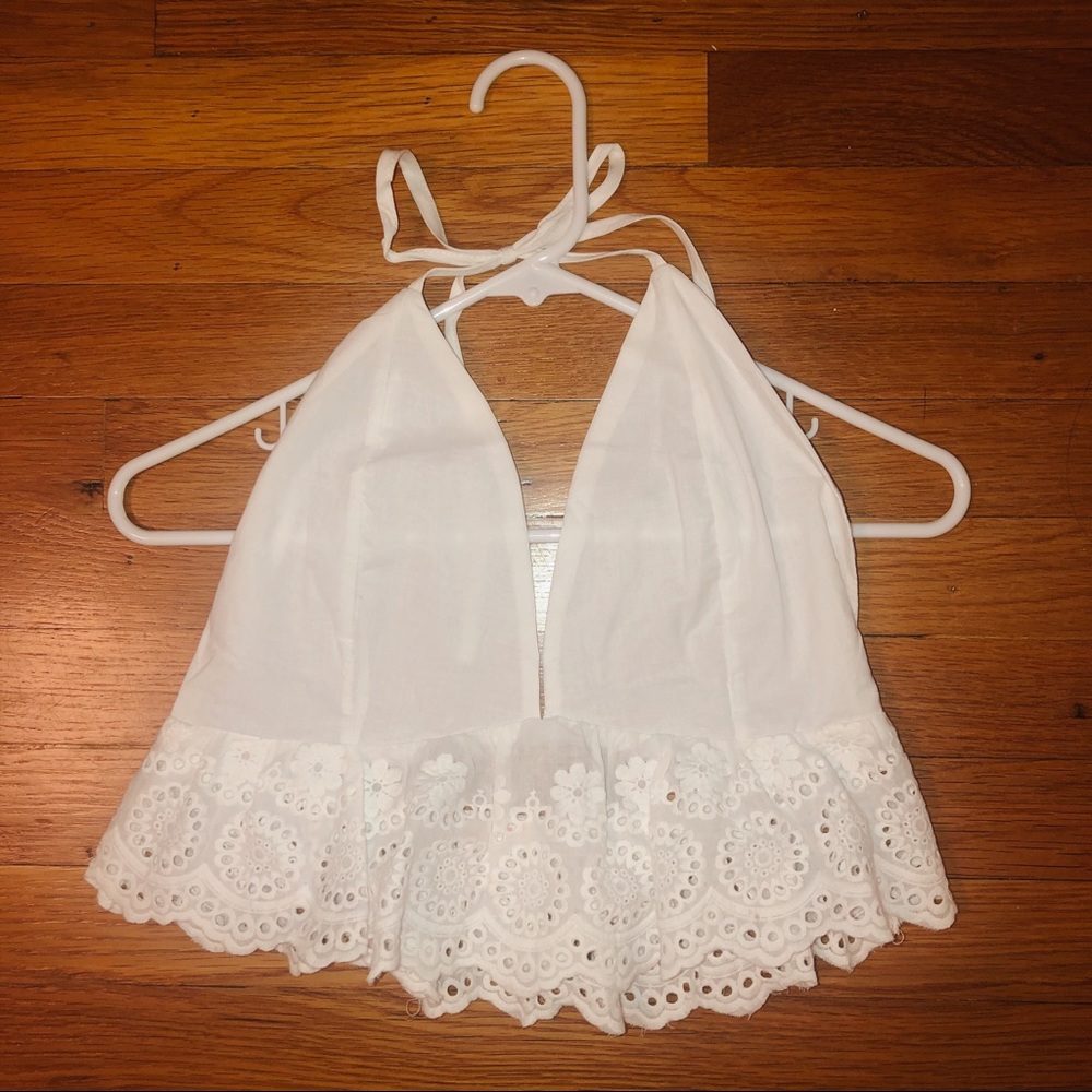 Halter tie top